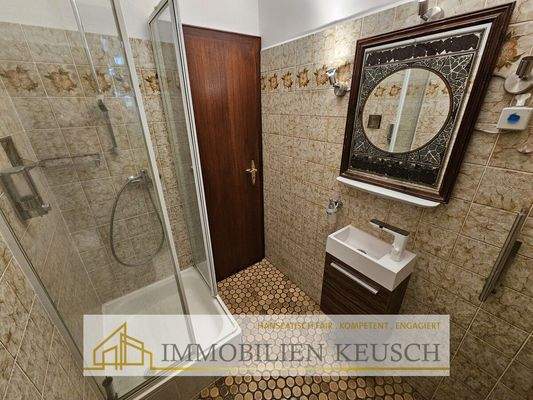 Gäste WC mit Dusche EG