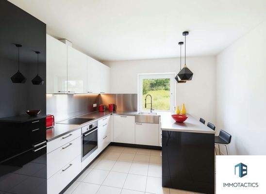 Küche EG - gestaged (KI generiert)