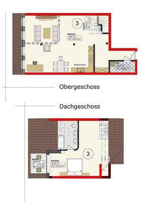 Grundriss Wohnung 3