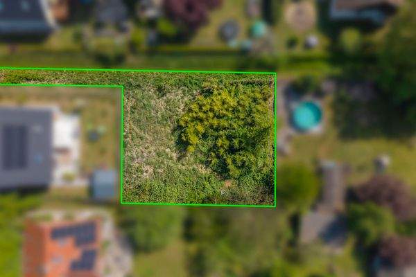 Skizzierung der Grundstücksgrenzen