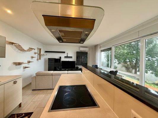 Küche - Blick auf Wohnzimmer