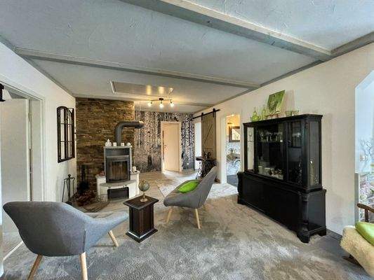 Obergeschoss mit Kamin