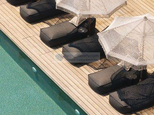 pool beds&umbrella