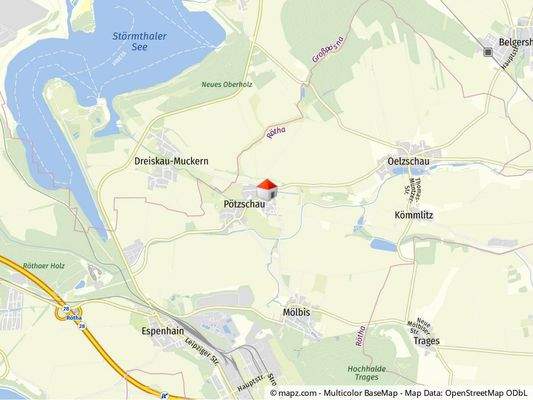 Geolyzer Kartenausschnitt