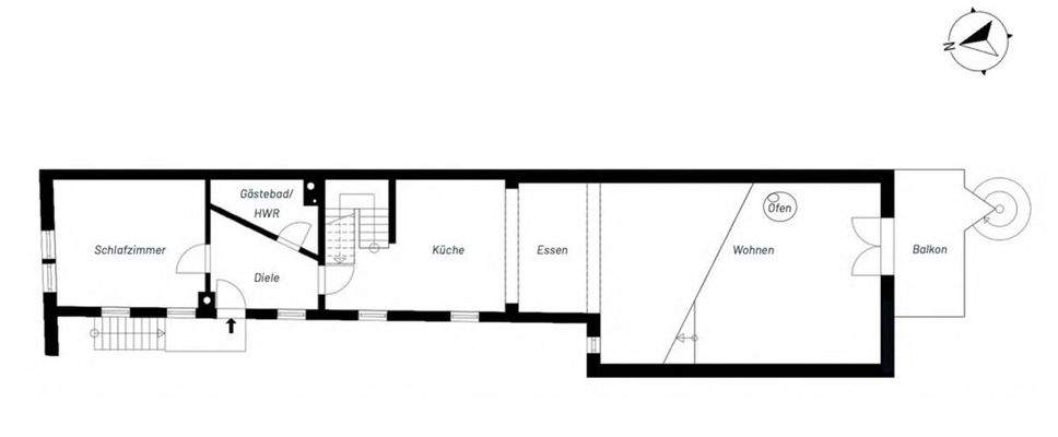 Grundriss Hochparterre