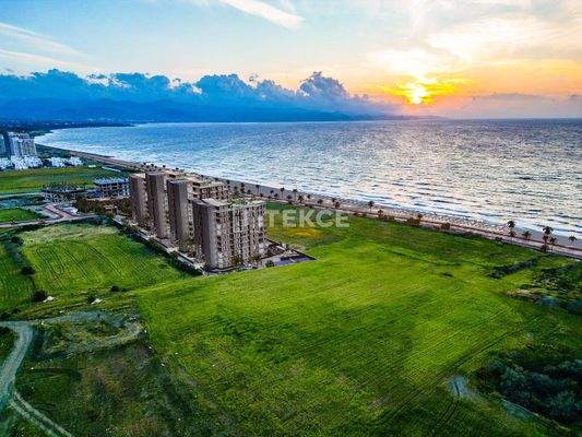 Seafront Apartments in a Complex in North Cyprus Gaziveren