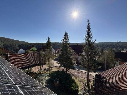Fernsicht vom Balkon