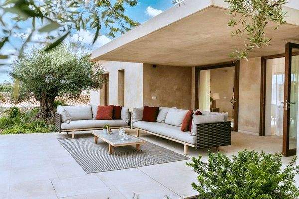 Überdachte Terrasse