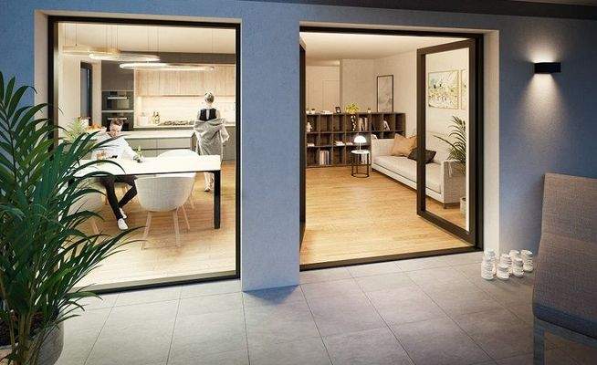 Ausschnitt Balkon zum Wohnen RH