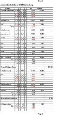 Aufmaß Richtenberg Seite 1