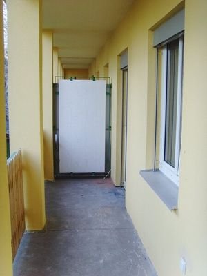 Balkon leer