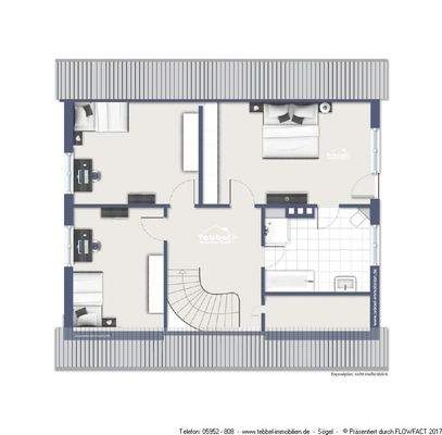 Grobe Skizze - Visualisierung - Dachgeschoss