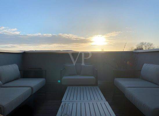 Terrassenecke Abendsonne