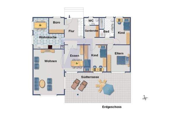 Grundriss Erdgeschoss