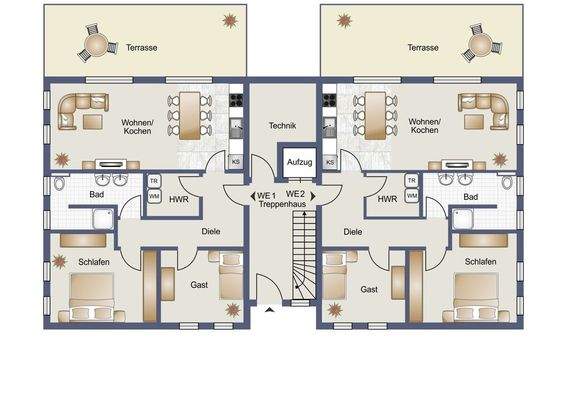 Gesamtübersicht Erdgeschoss