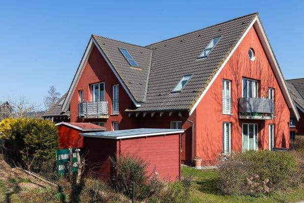 Ansicht auf die Rückseite der Immobilie