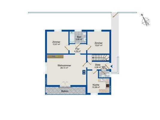 Grundriss Erdgeschoss