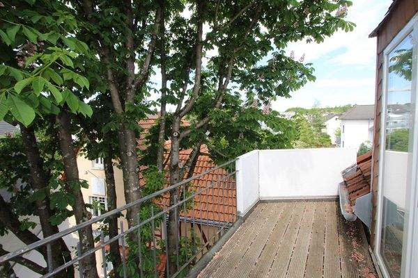 Balkon Blick zur rechten Seite