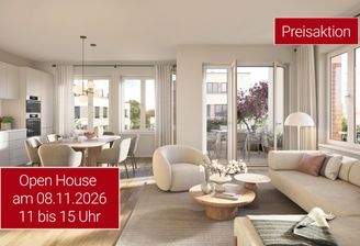 geraumiges Wohnzimmer mit offener Kuche