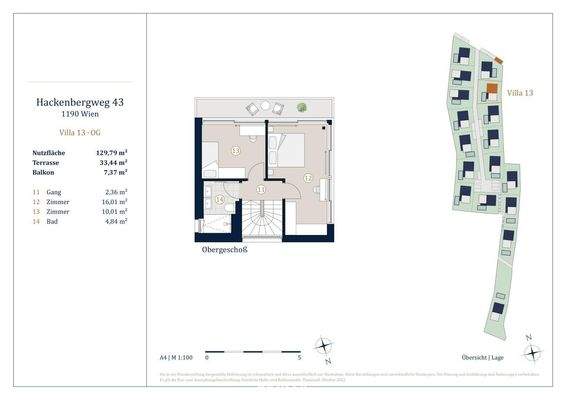 Villa 13 Lageplan