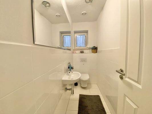 Gäste-WC im Erdgeschoss