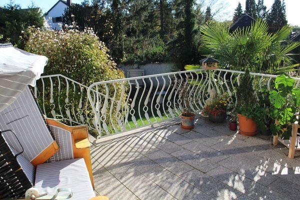 Strankorb Ausblick Richtung Grillterrasse 