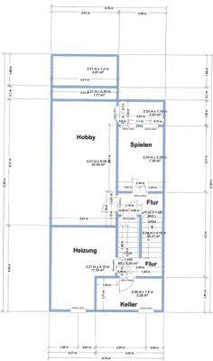 Grundrissplan Untergeschoss