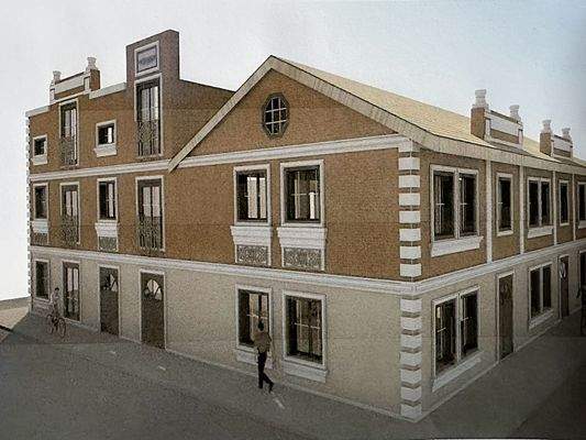 Ansicht Neubauvorhaben