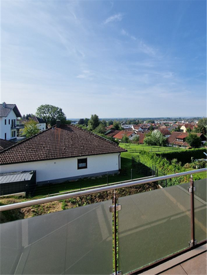 Ausblick Balkon