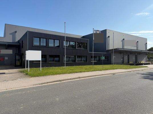 Ansicht Büro und Halle 1