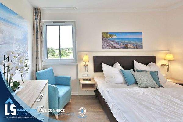 Schlafzimmerfenster mit Meerblick