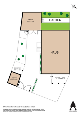 Grundriss Grundstück