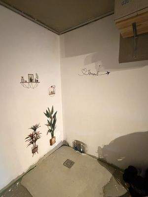 Vorbereitung Dusche Keller für späteren Saunabereich