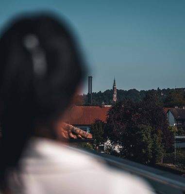 Blick zum Martinskirche