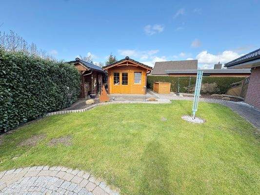 Das Gartenhaus mit PV-Anlage