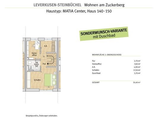 Leverkusen - Zuckerberg EFH 2BA - MATIA Center OG2 SW