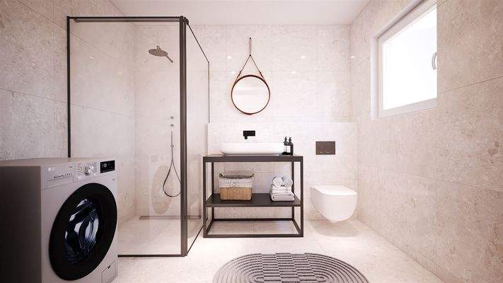 Muster eines Badezimmers