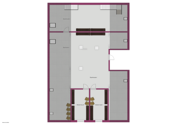 Grundriss Dachboden
