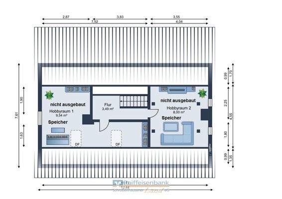 nicht ausgebautes Dachgeschoss