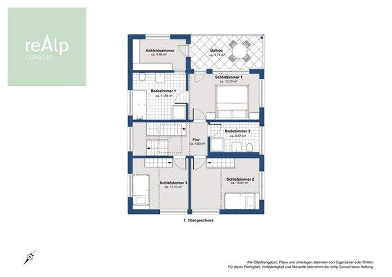 Alternative Grundriss Obergeschoss