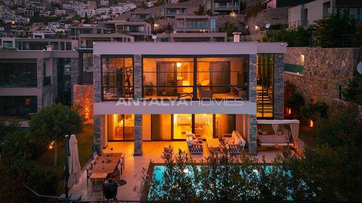 Move-In Ready Stylish House with Private Pool in Bodrum