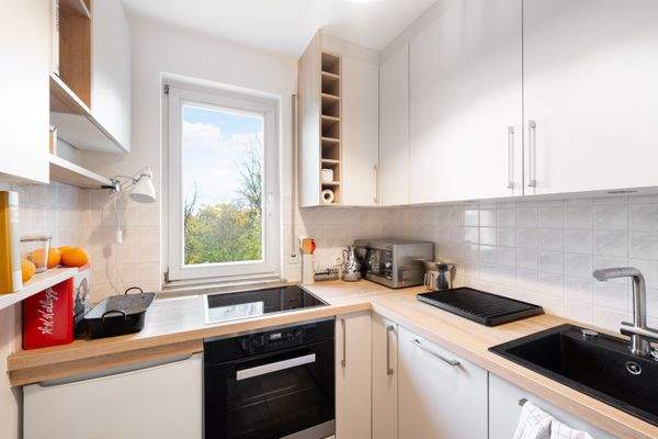 durchdachte Einbauküche