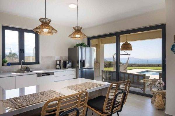 Kreta, Gallos: Luxuriöse Neubauvilla mit Meerblick zu verkaufen