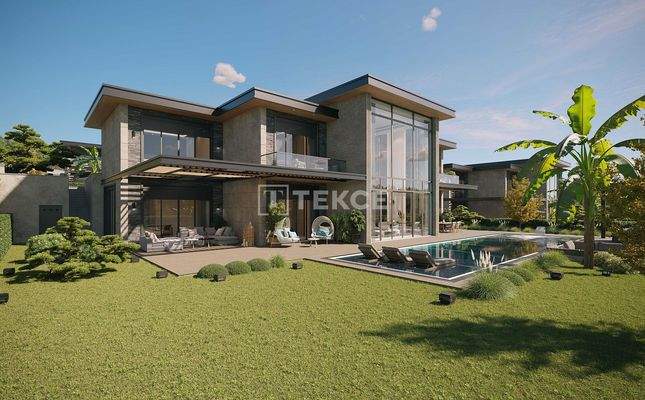 Villas in İstanbul with a Pool and Spacious Garden