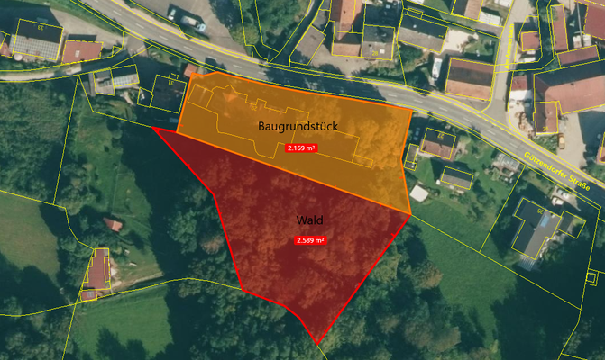 Baugrundstück / Wald