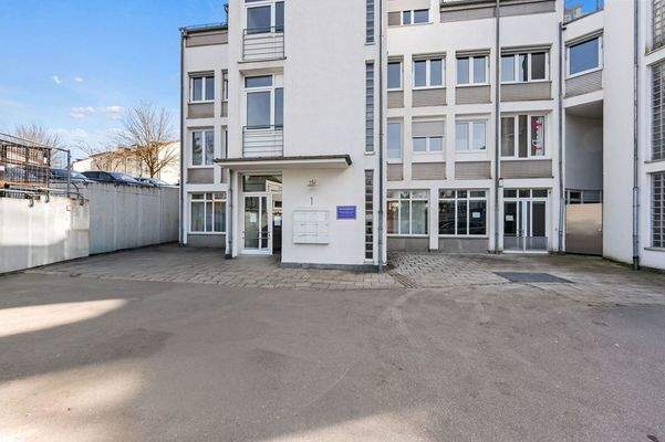 Fensterfront Eingang