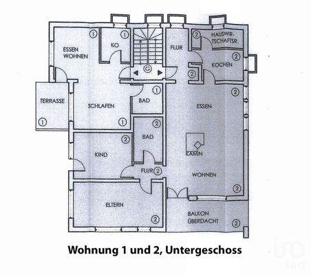 Whg. Nr. 1 + 2, Erdgeschoss