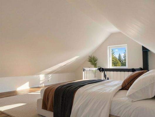 Schlafzimmer DG - Einrichtungsidee