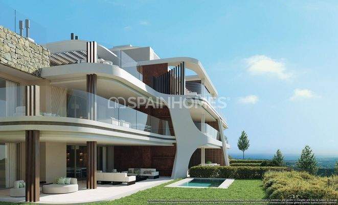 Nature View Apartments in the Country Club in Benahavis