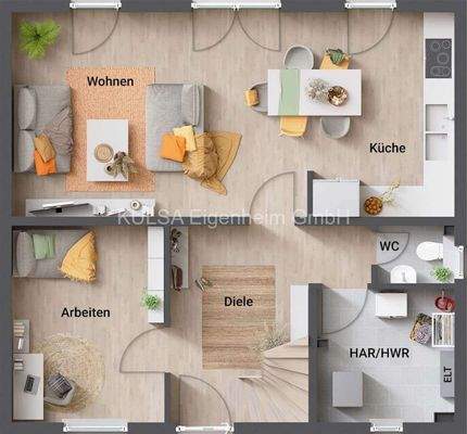 Grundriss Einfamilienhaus Flai